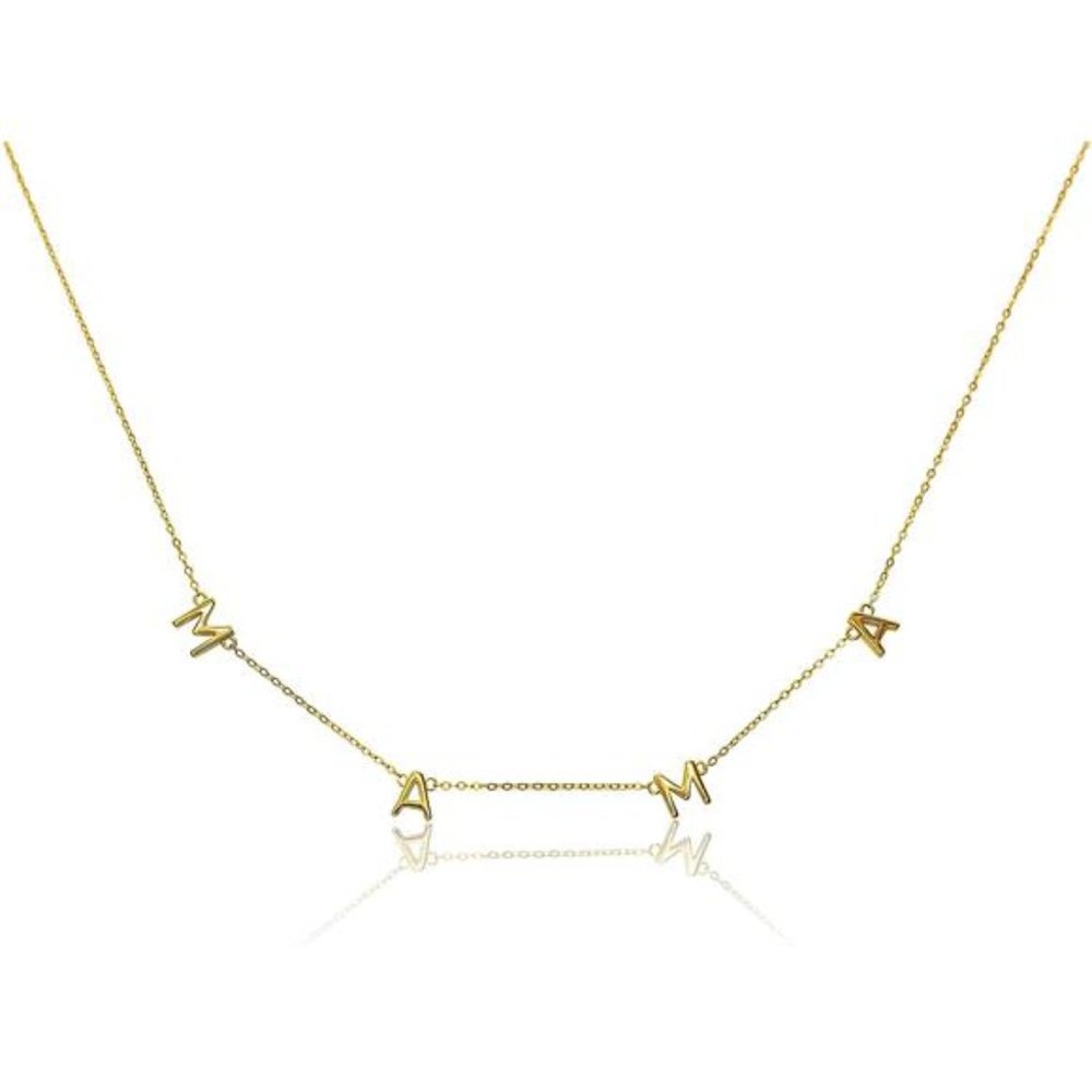 Mama Necklace Dainty Necklace,14k Gold Dipped Necklaces For Women, Gifts for Mom